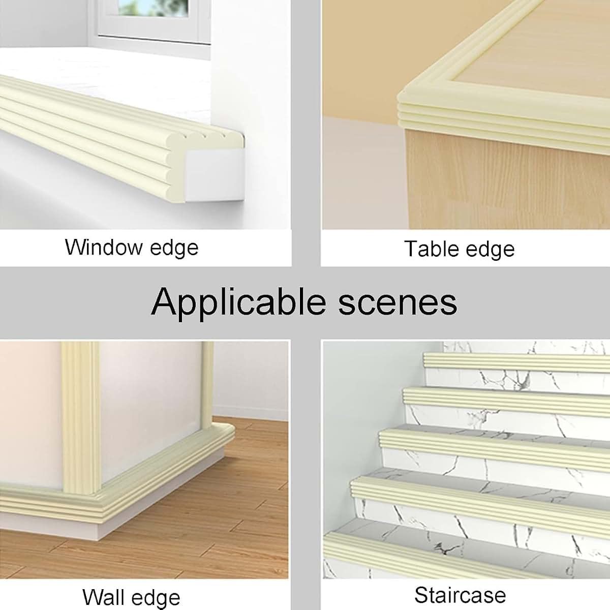 ACEFCXAUSVC Corner Protectors，Foam Edge Protectors， Multifunctional Edge Corner Guard Coverage, Edge Guards Padding (photo 2)