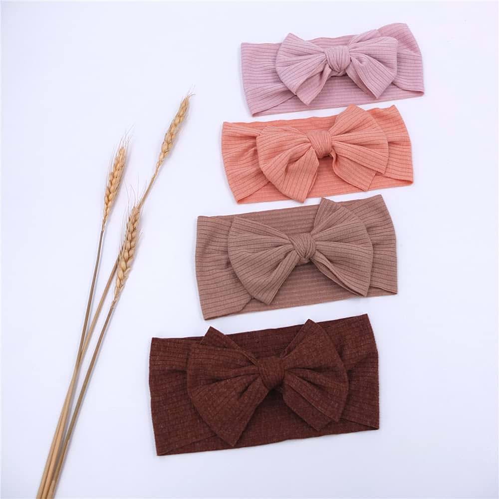 Sugarmelon Baby Headbands Headwrap Newborn Toddler Cotton Ribbed Turban Headband Hairband Infant Baby Show Gifts (photo 4)