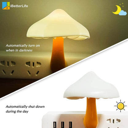 iBetterLife Mushroom Night Light 2-Pack With Auto Sensor (photo 3)