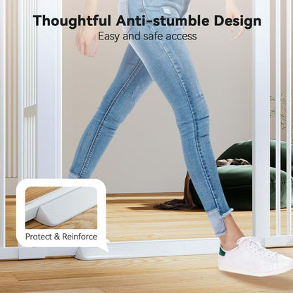 BabyOneStop Comomy 71-Inch Extra Tall Pressure Mounted Pet Gate