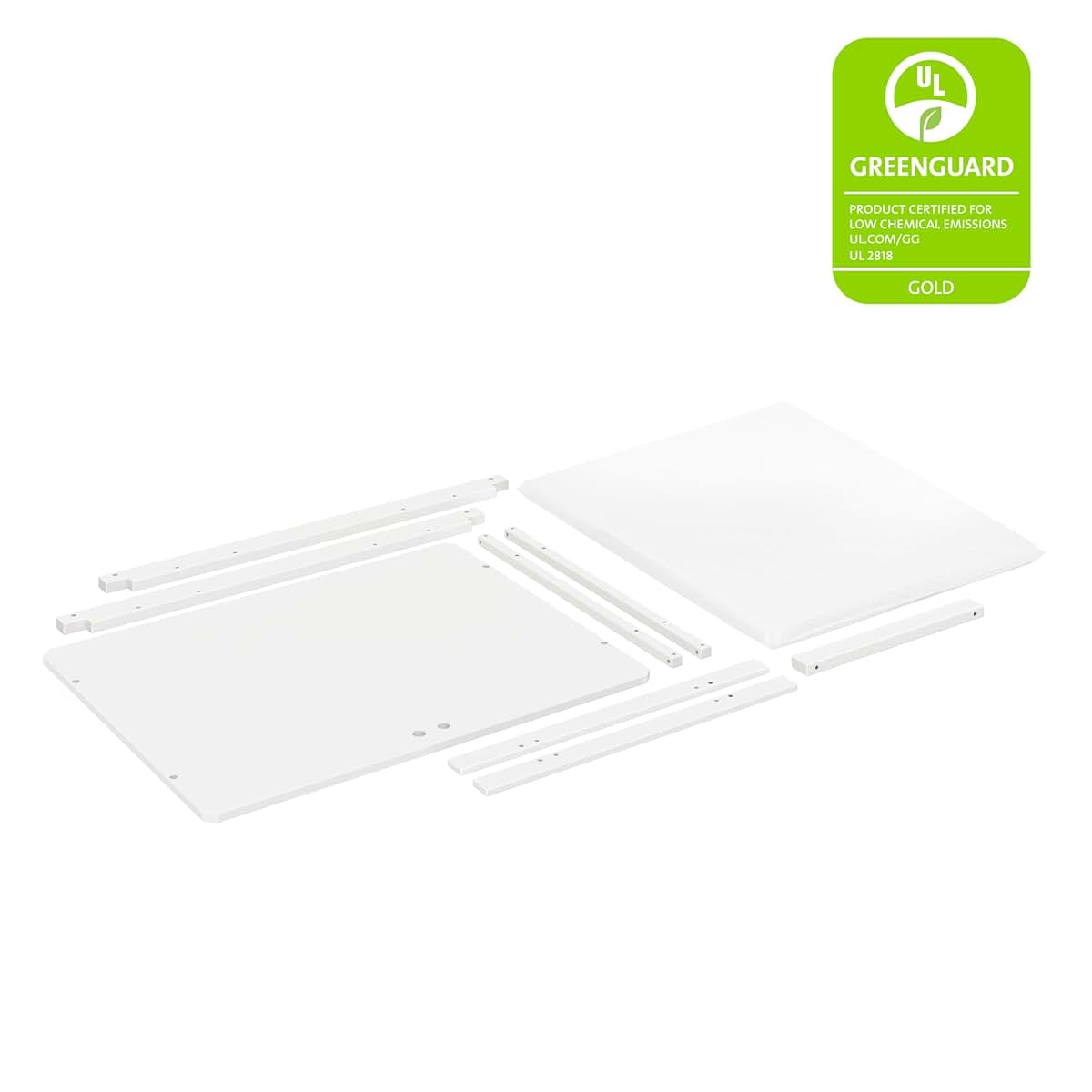 Babyletto Rolli All-Stages Midi Crib Conversion Kit In White, Portable And Adjustable