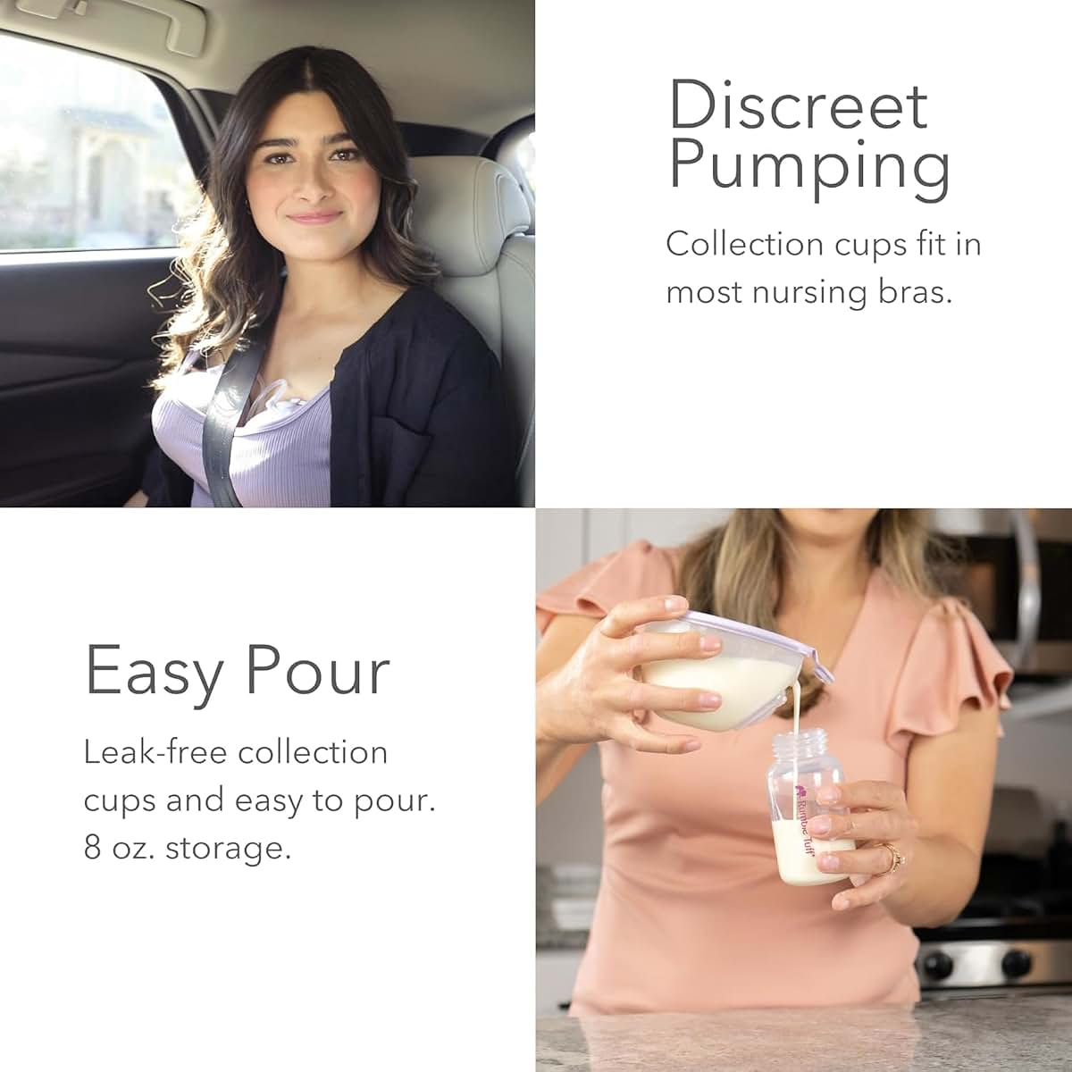 Rumble Tuff Go-Cups Wearable Breast Pump Collection Cups