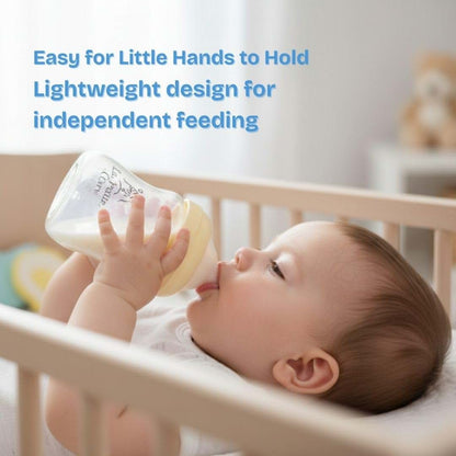 La Petite Care Glass Baby Bottle Set with Anti-Colic Vent System, 2 Pack (photo 3)