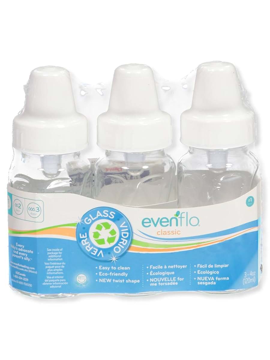 Evenflo Classic Glass Bottle 3-Pack
