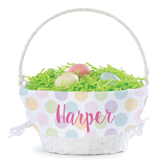 Personalized Planet Custom Easter Basket With Liner And Name