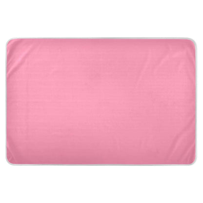 BabyOneStop Hot Pink Reusable Toddler Mattress Pad, 52 x 34 Inch Waterproof Potty Training Pad