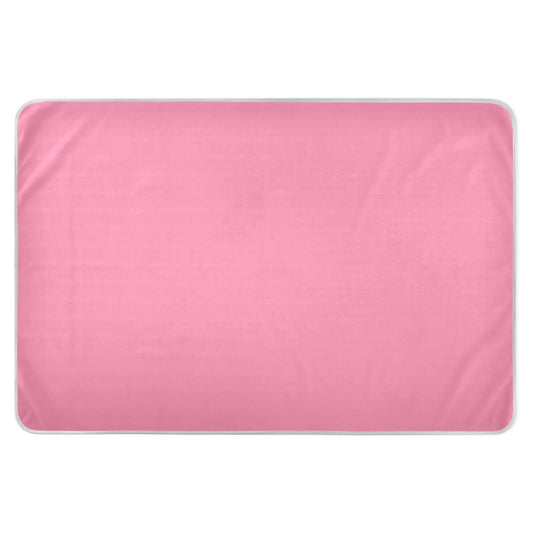 BabyOneStop Hot Pink Reusable Toddler Mattress Pad, 52 x 34 Inch Waterproof Potty Training Pad