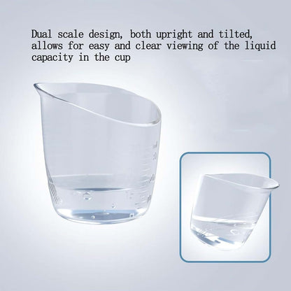 Set of 4pc Newborn Feeding Cups with Measurement Scales for Infants