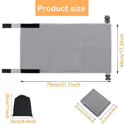 JDMEOPD Toddler Airplane Bed, Airplane Seat Extender for Kids, Gray