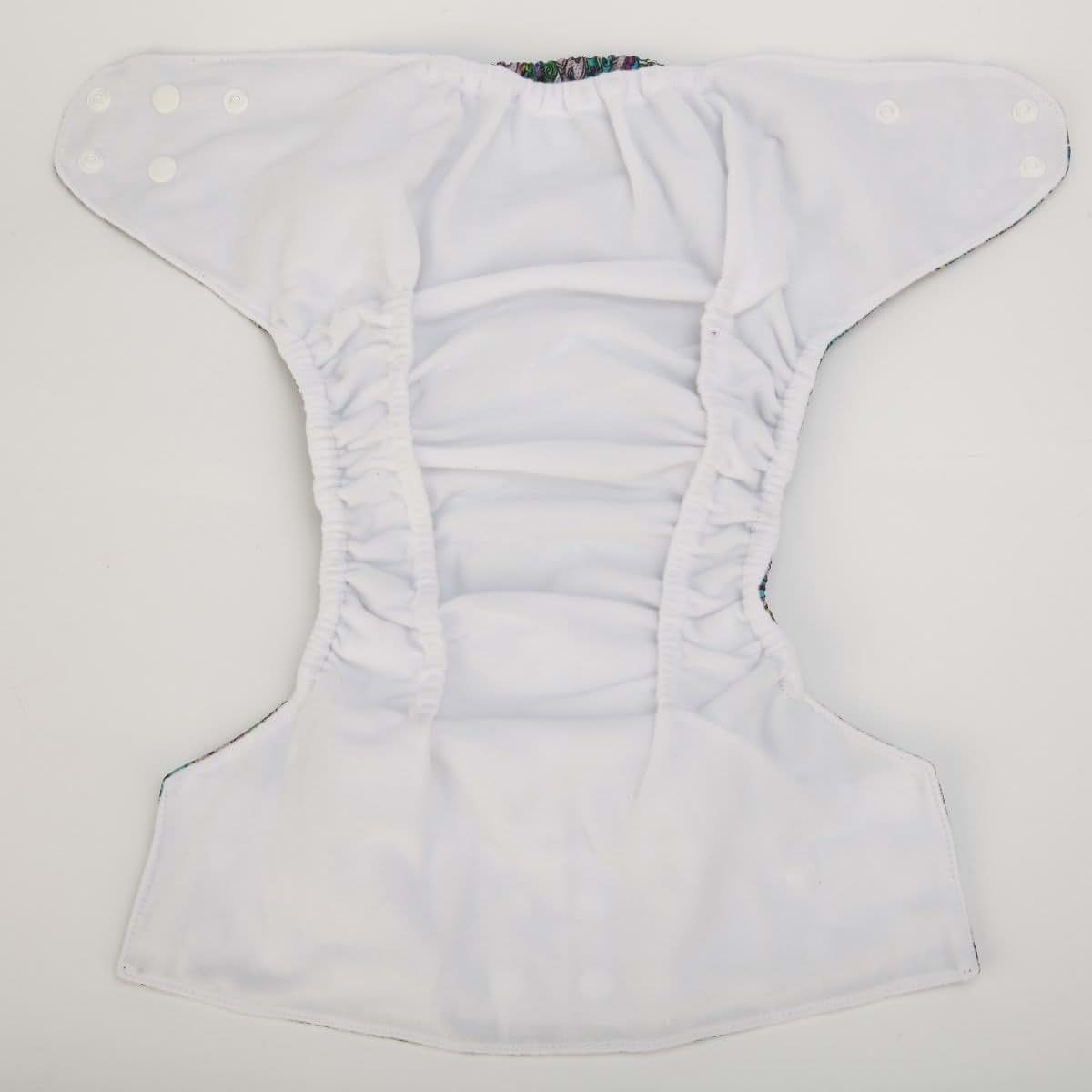 BabyOneStop Junior Big Cloth Pocket Diaper, Reusable Washable Nappy In Hearts