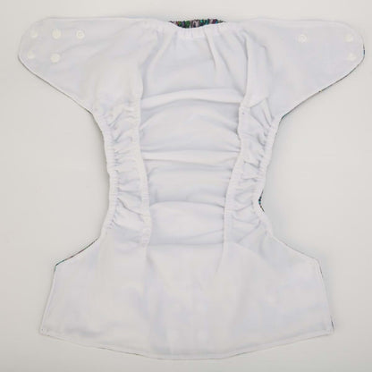 BabyOneStop Junior Big Cloth Pocket Diaper, Reusable Washable Nappy In Hearts