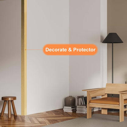 Uxcell 3-Piece Wall Corner Protector Self-Adhesive Aluminum Alloy