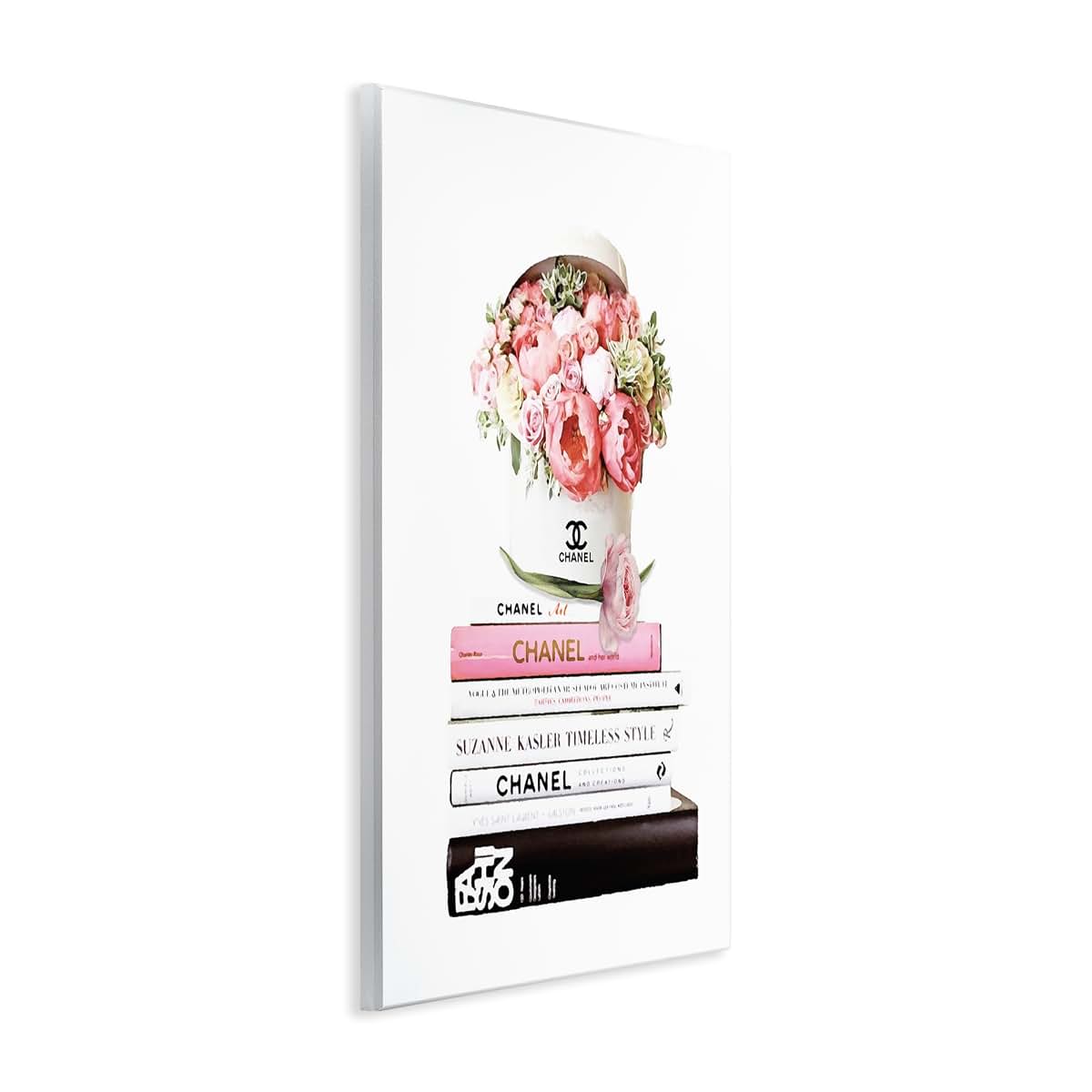 Stupell Industries Pink Florals Hat Box Wall Plaque