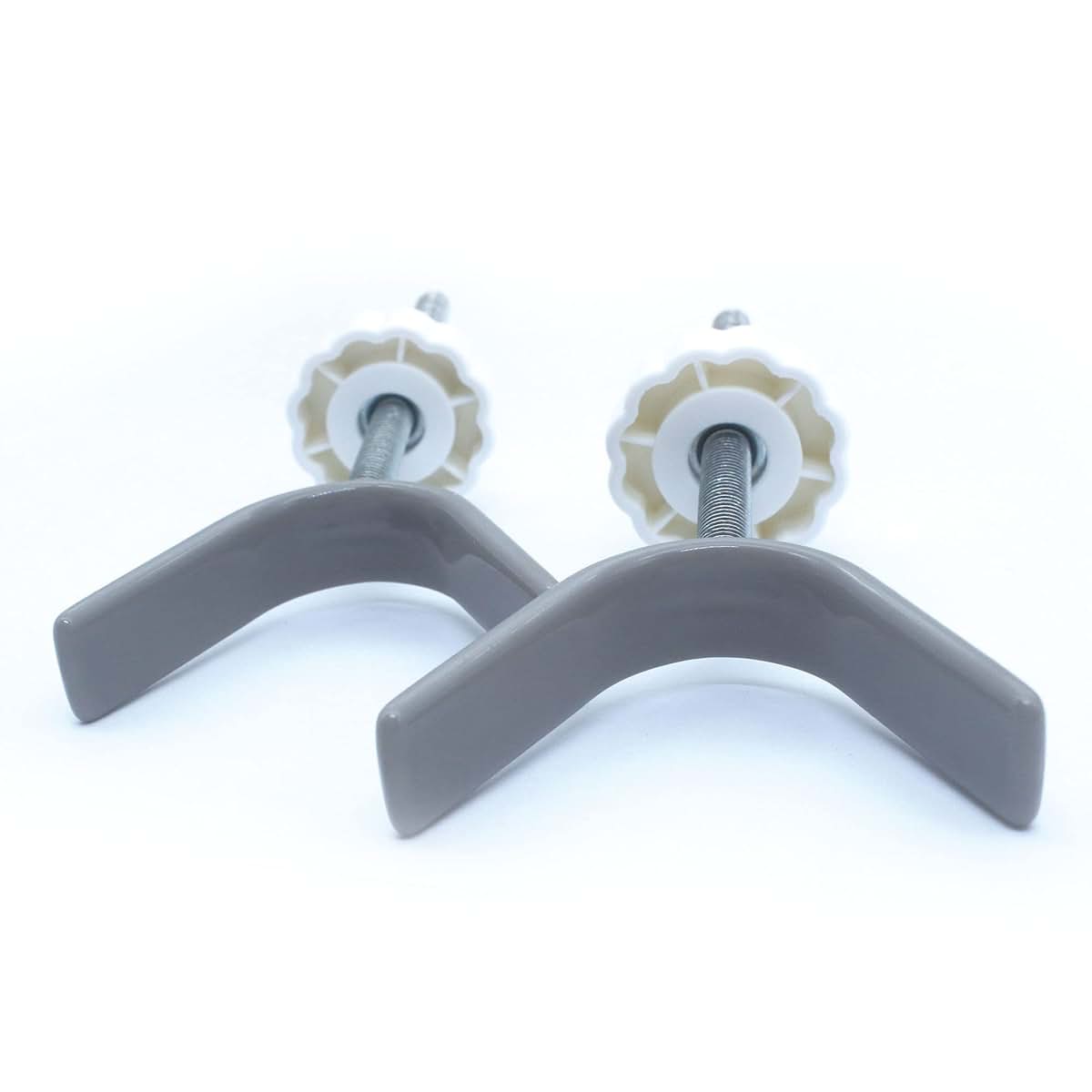 vmaisi Baby Gate Banister Adapter Y-Spindle Rods, M8 8mm, 2-Pack Grey
