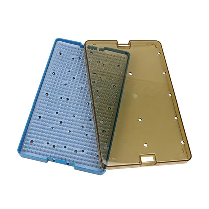 TEPTOARCH Plastic Autoclavable Instruments Storage Box with Silicone Mat, Size L
