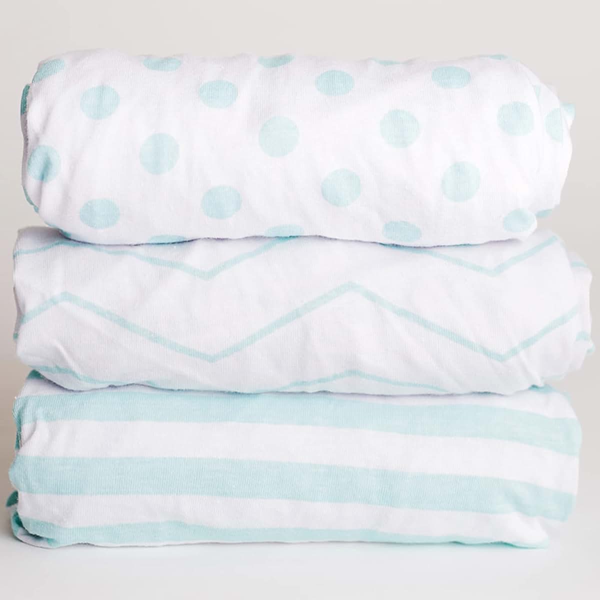 Nodnal Co. Fitted Bassinet Sheets Mint Set