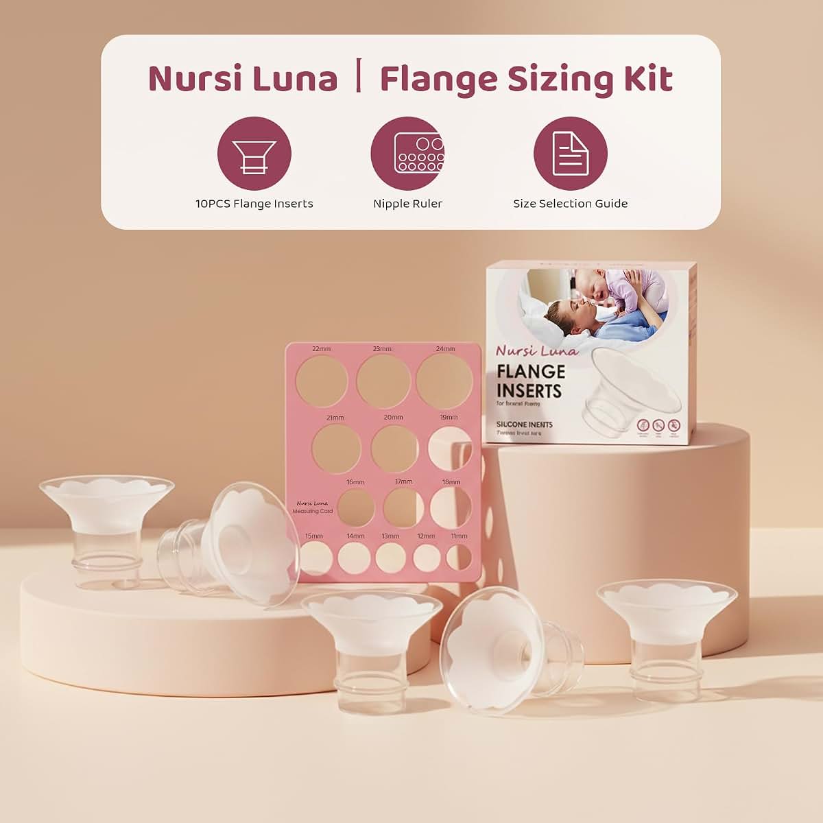 Nursi Luna Flange Sizing Kit