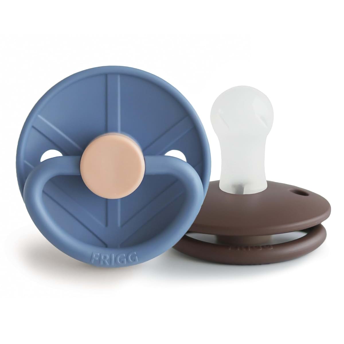 Frigg Little Viking Silicone Baby Pacifiers, 2-Pack, Designed in Denmark