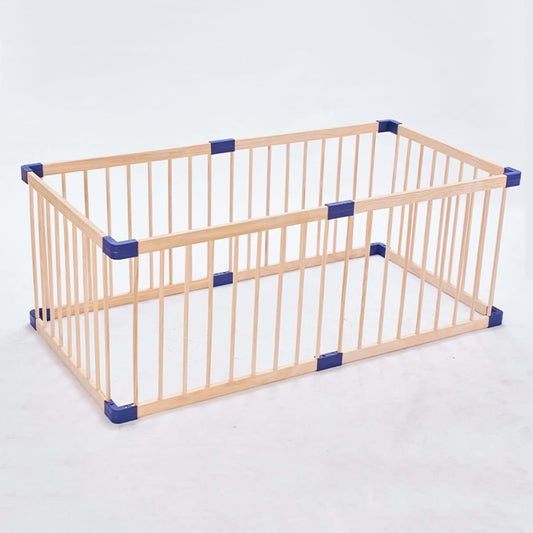 Jolan Baby Playpen Wooden Kids Safety Playard Fence