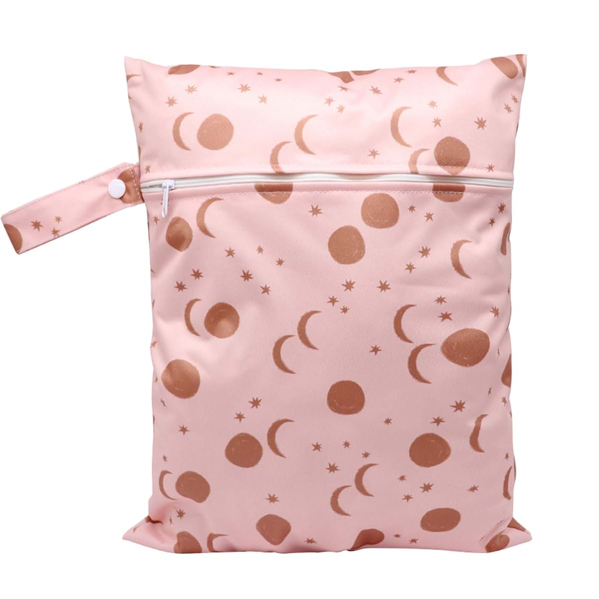 Ldabrye Cartoon Print Baby Diaper Bag Wet Dry Nappy Zipper Handbag Large Capacity for & Travel