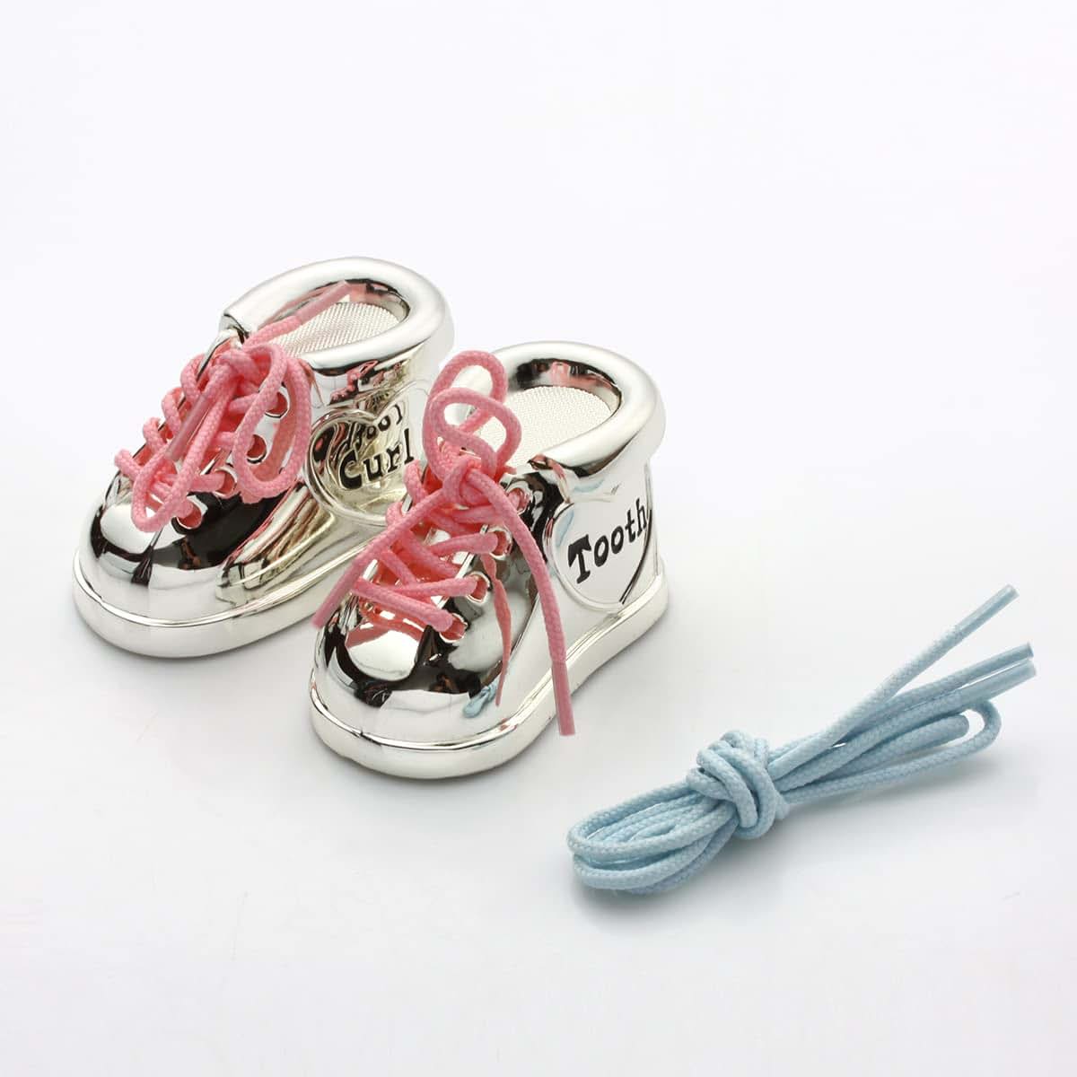 Unisaches Silverplate Baby Tooth and Curl Keepsake Box Set (photo 2)