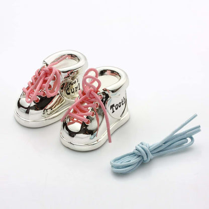Unisaches Silverplate Baby Tooth and Curl Keepsake Box Set (photo 2)