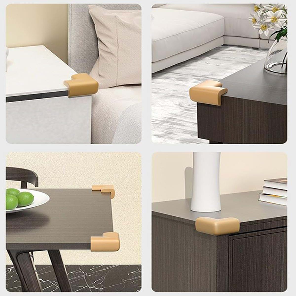 OEVXZDCIR 4/8/12 Pcs Corner Protectors Edge Corners Protection Foam Safety Furniture Bumper Proofing Cushion
