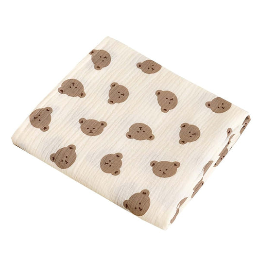 TNNOKL Baby Blanket Cotton Bath Towel for Boys Girl Breathable Comfortable High Absorbent Wrap Blanket