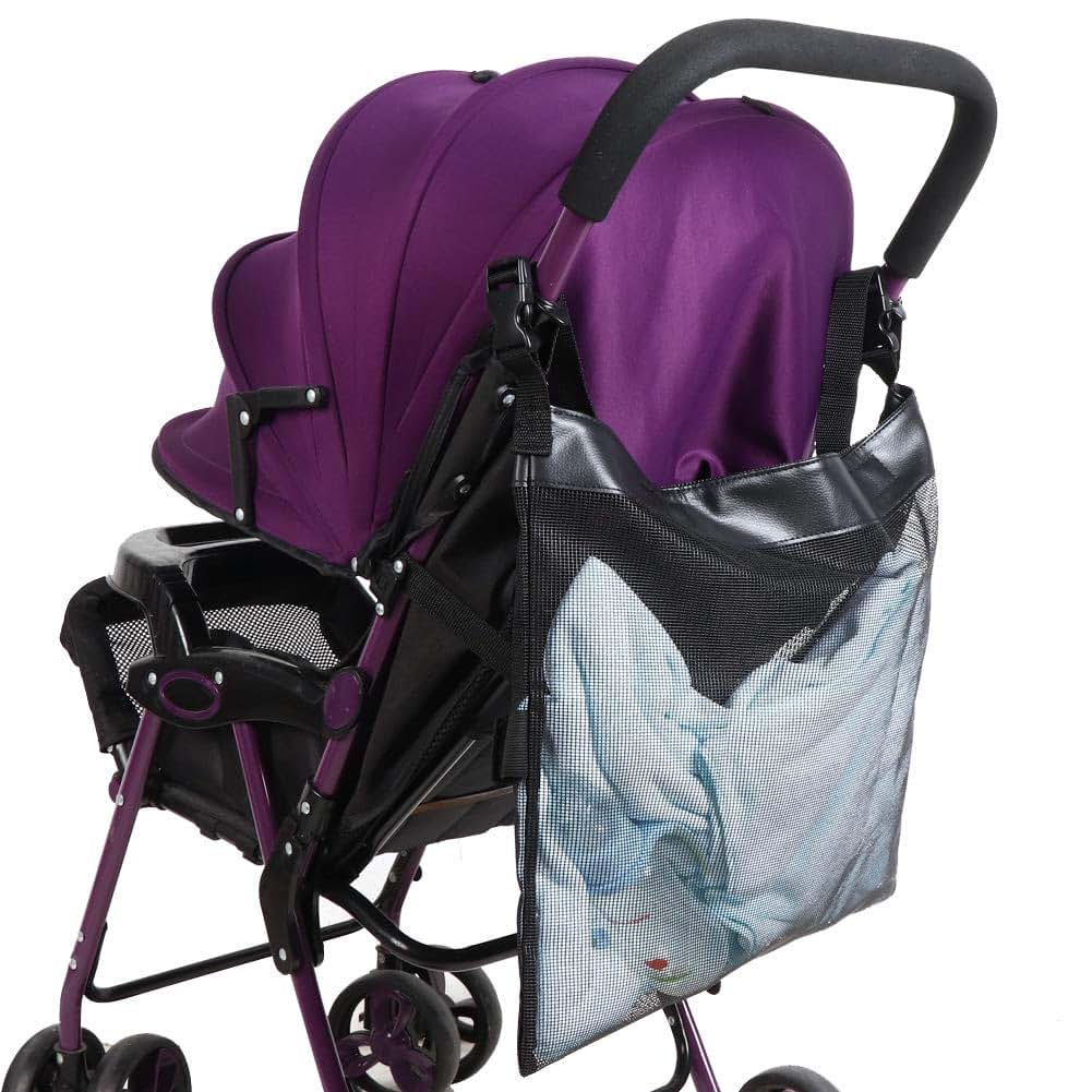 Alvinlite Stroller Bag Organizer, Universal Mesh Hanging Storage