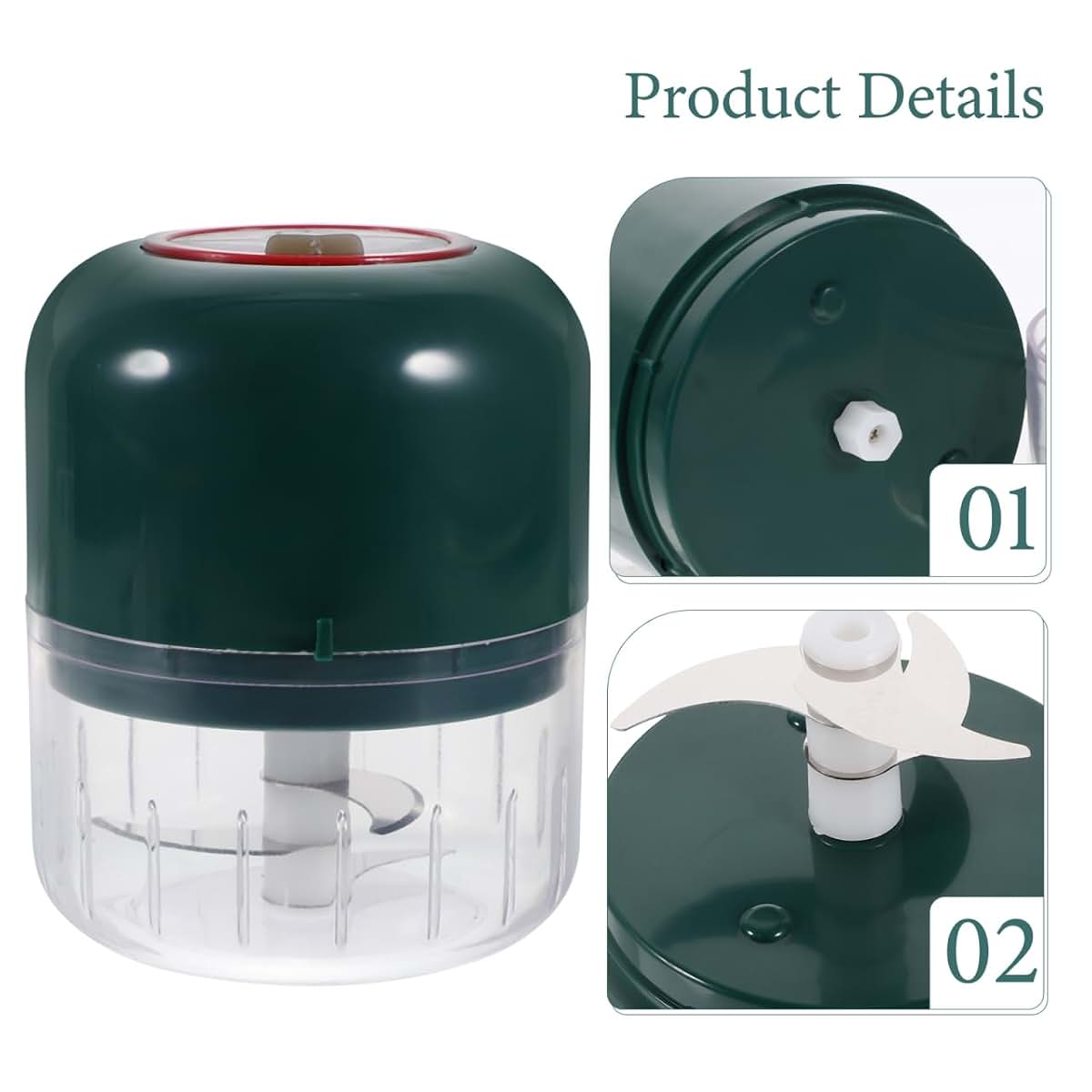 PRETYZOOM Electric Mini Food Processor