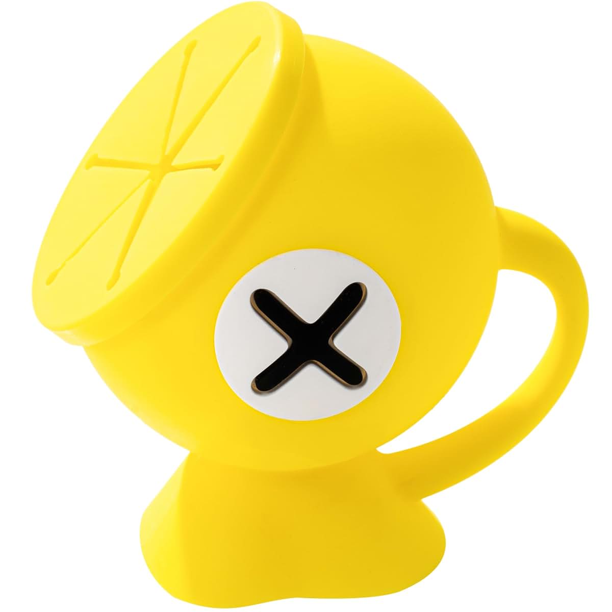 Li & Zhao Yellow Toddler Snack Cup With Easy-Grip Handles