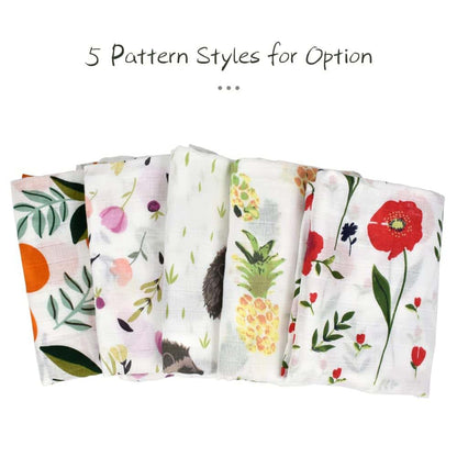 Yuhome Muslin Cotton Car Seat Canopy - Hedgehog Pattern (photo 2)