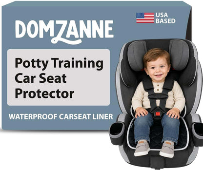 Domzanne Potty Training Car Seat Protector Cover, Washable Waterproof Liner Mat