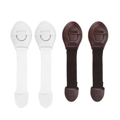 Fydun 4Pcs Cabinet Locks for Kids Drawer, Cabinet, Fridge, Easy Install