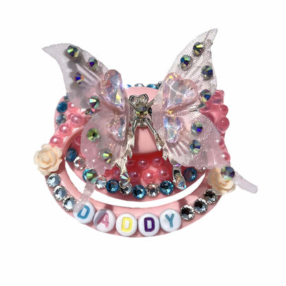 SUNOWE Adult Sized Pacifier Dummy Exquisite Diamond Pacifier Style 8