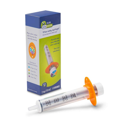EZY DOSE Kids Baby Oral Syringe & Dispenser, 10 Ml/2 TSP, Pack of 4