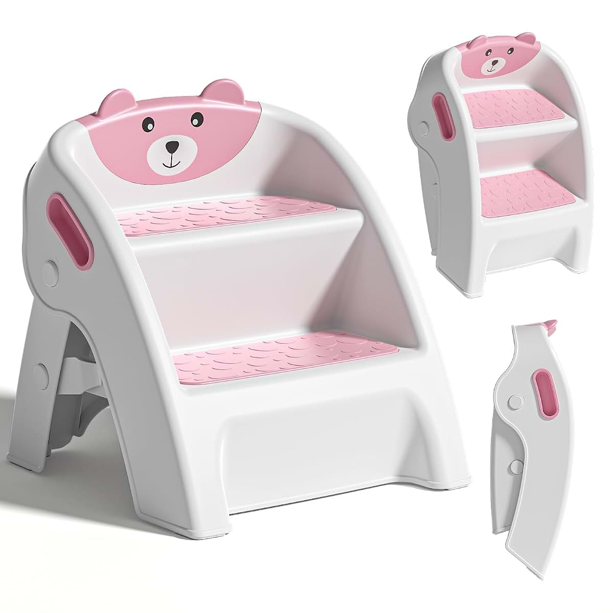 Toddler Step Stool for Potty Training and Bathrooms | Anti-Slip A-Frame Design