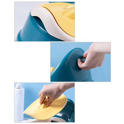 Tkidplw Toddler Potty Training Toilet with Lid Training Chair for Boys & Girls, Travel Potty Chairs for Toddlers 1-3