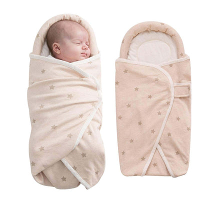 KIDDA Baby Swaddle Blanket Soft Cotton Newborn Sleeping Wrap Brown