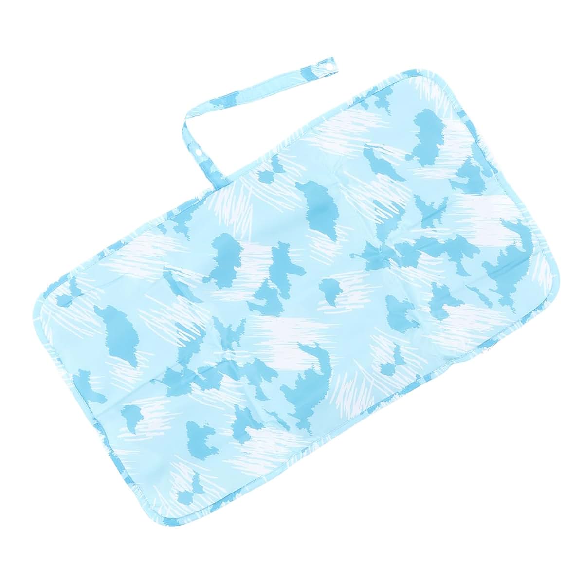 BAOK Baby Changing Pad, Outdoor Skinfriendly Nylon Waterproof Changing Pad for Home (Water Blue Graffiti)