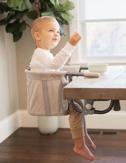 Regalo Easy Dinner Hook-On High Chair, Portable with 5-Point Harness and Storage Pocket