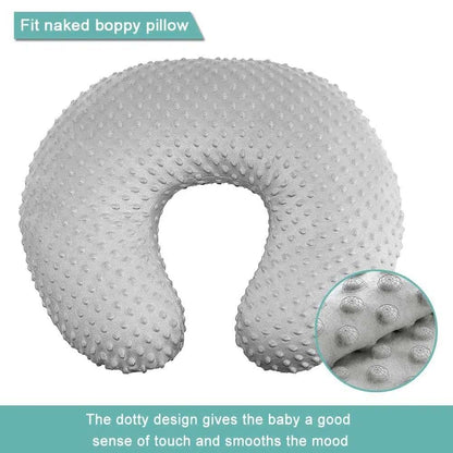 Minky Nursing Pillow Covers for Infant Support and Feeding Pillows