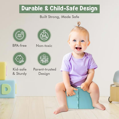 Teo Baby Products Portable Toddler Travel Potty in Sailboat Blue (photo 3)