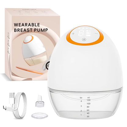 HyAdierTech Electric Wearable Breast Pump with 4 Modes and 9 Suction Levels