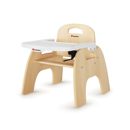 Foundations Easy Serve Wood Feeding Chair for Toddlers