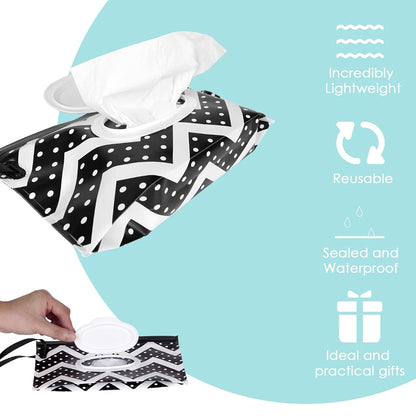 Toccool Portable Wet Wipes Dispenser Pouch, 2 Pack (photo 3)