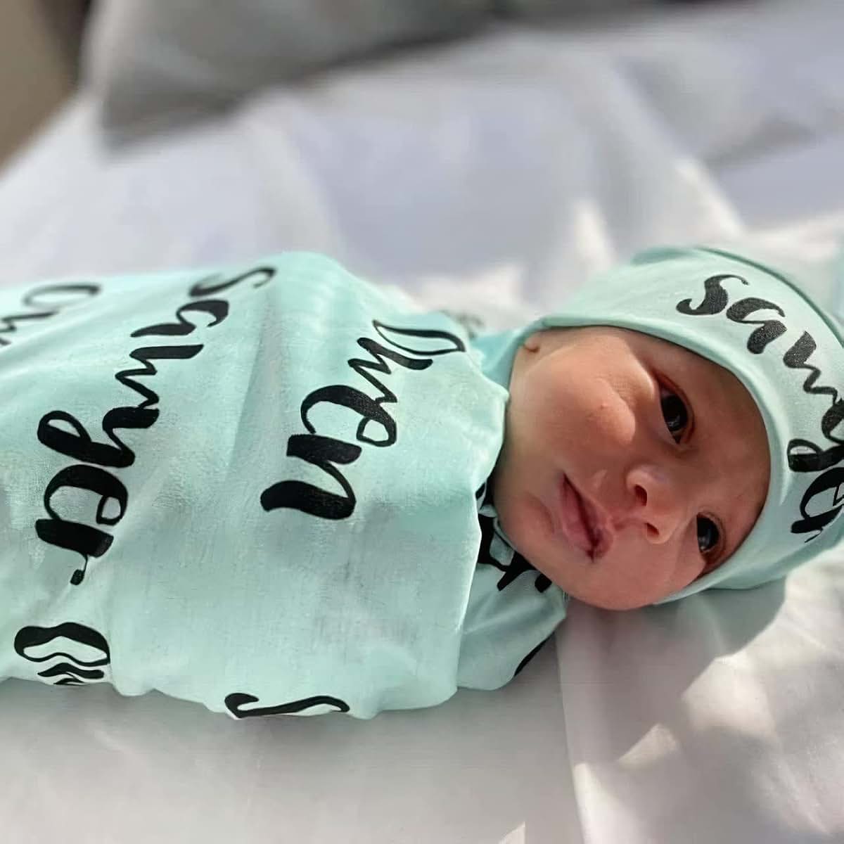 Loving Families Personalized Name Blanket for Baby, Kids and Adults. Customized Monthly Baby Boys. Gift Custom Blanket
