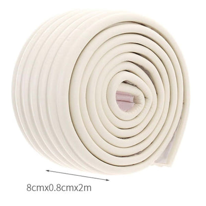 SUNFECILI Baby Proofing Edge Protector Clear Bumper Strip with Adhesive Backing for Furniture Corners