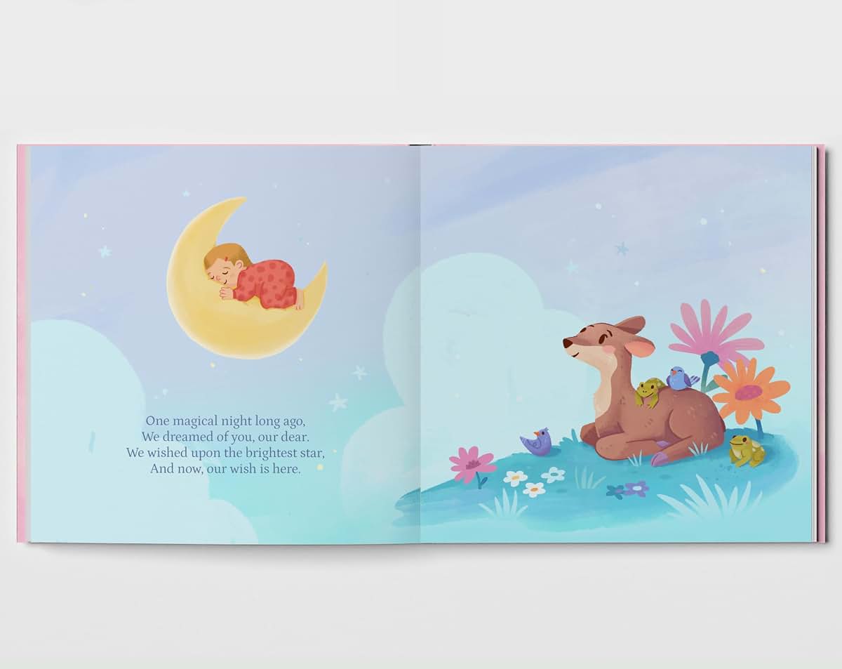 Luna Studios Personalized Baby Memory Book With Custom Name (photo 4)