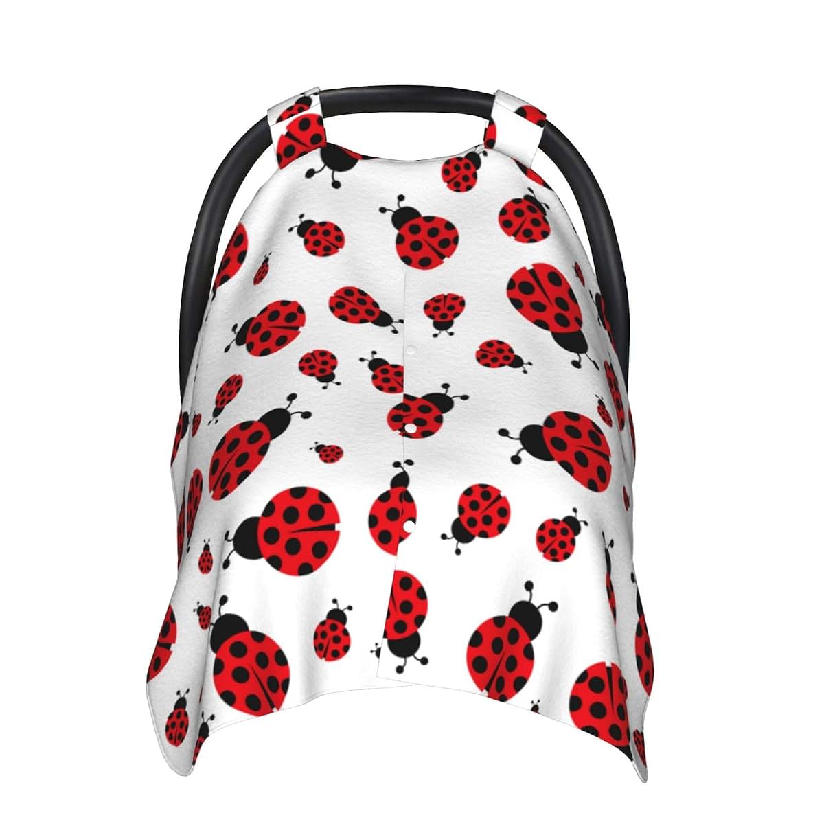 Pailon Fresh Ladybug Carseat Cover And Breastfeeding Cover